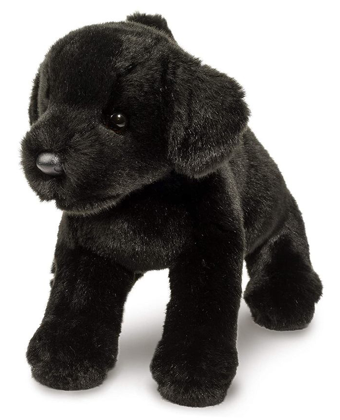 Svart Labrador mjukisdjur säljs på Nalleriet.se