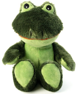 Värmenalle Mini Grodan Göran (tvättbar) från Habibi Plush (micronalle) säljs på Nalleriet.se