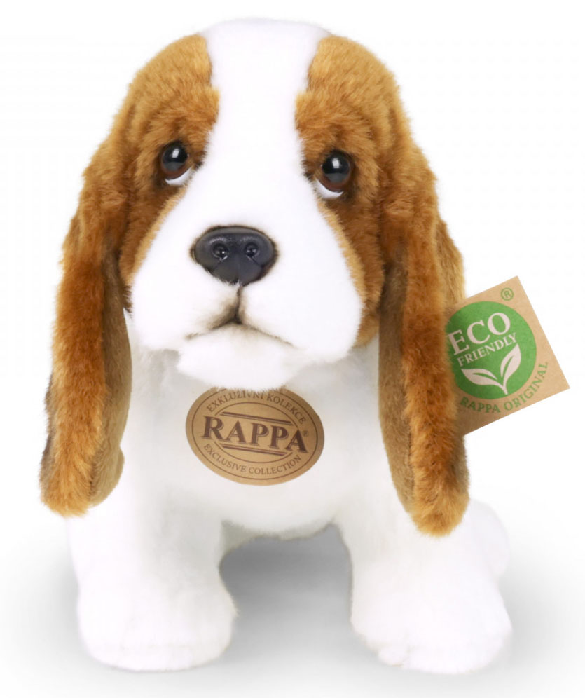 Basset Hound från Rappa Toys säljs på Nalleriet.se