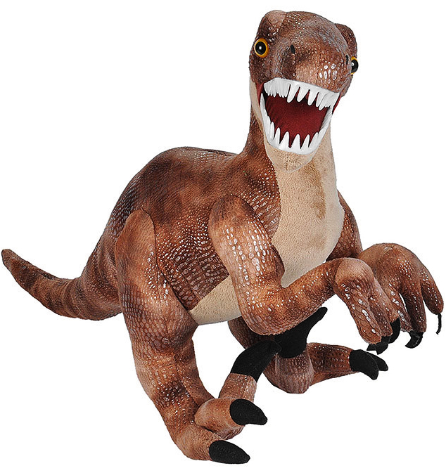 Stor Dinosaur Velociraptor, 70cm frn Wild Republic