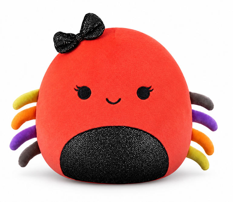 Squishmallows Halloween Aranya röd spindel med färgglada ben 19 cm