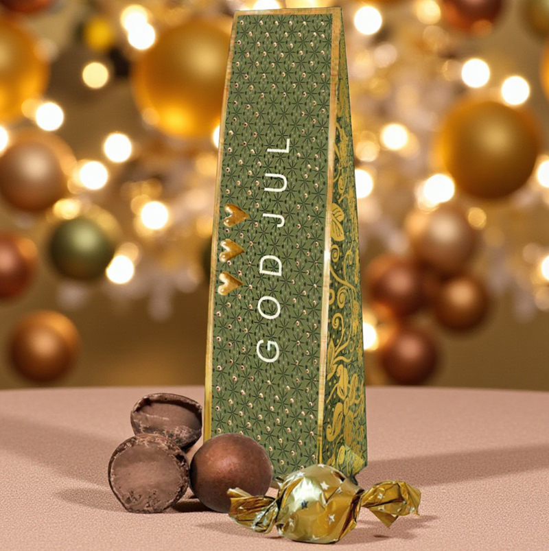 Chokladhälsning God Jul 
