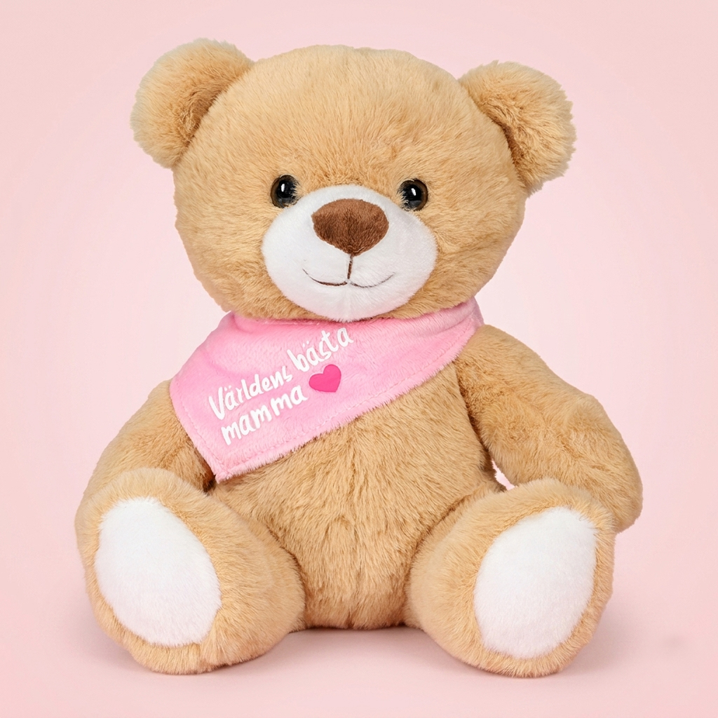 Nalle med rosa scarf, Världens Bästa Mamma