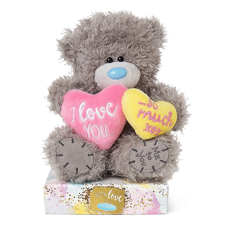 Nalle I love you so much på 2 hjärtan, 15cm från Me to you (Miranda nalle) säljs på Nalleriet.se