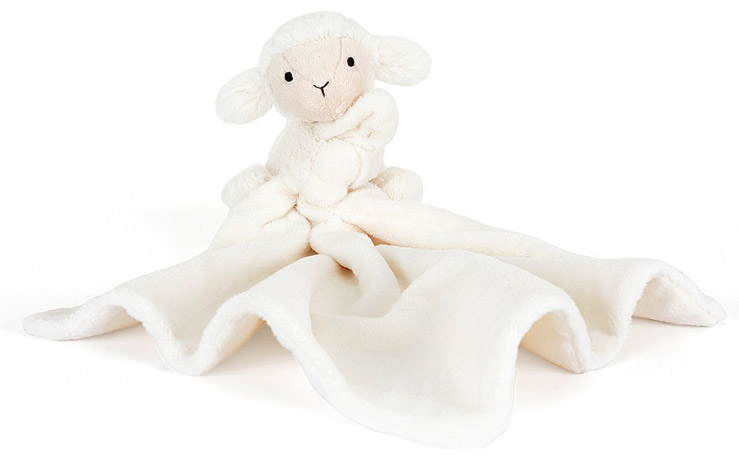 Bashful Lamm Snuttefilt, från Jellycat