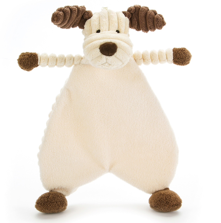 Cordy Roy Baby Valp Snuttefilt, 23cm frn Jellycat