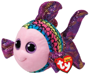 Beanie Boos Flippy (färgglad fisk) TY Gosedjur | Nalleriet.se