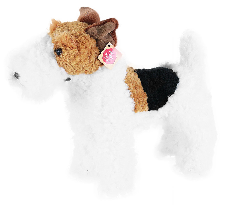 Foxterrier (strvhrig) frn Rappa Toys sljs p Nalleriet.se