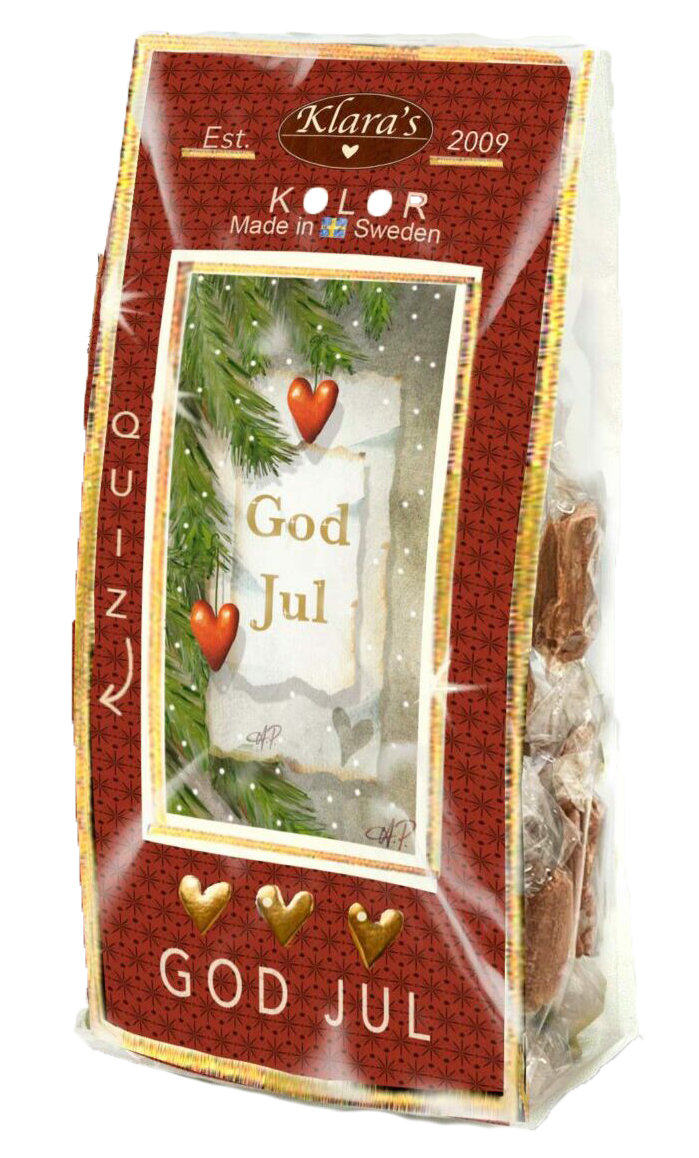 God Jul Pepparkakskola (Quizpåse)