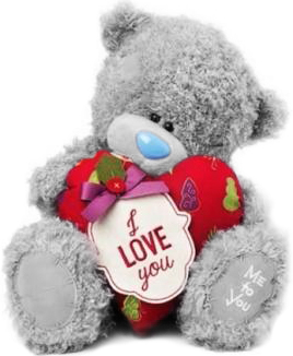 Nalle m. hjärta, I Love You, 30cm från Me to you (Miranda nalle) säljs på Nalleriet.se