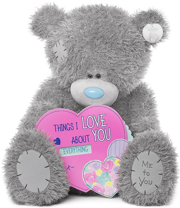Nalle med hjärta, 50cm, Me to you, Miranda nalle