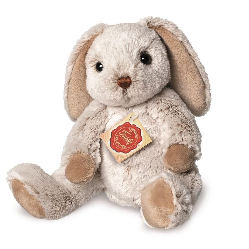 Kanin Beige/Grå, 25cm från Teddy Hermann säljs på Nalleriet.se