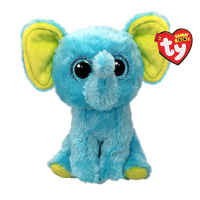 Beanie Boos Trunkles blå elefant TY Gosedjur | Nalleriet.se
