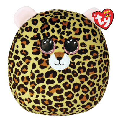 Squishy Beanies Livvie Leopard TY Gosedjur | Nalleriet.se