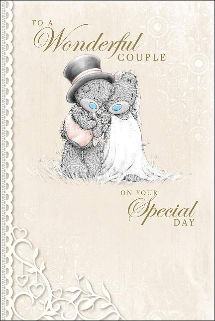 Kort, To a wonderful couple (wedding) - Me To You Kort, To a wonderful couple (wedding) - Me To You