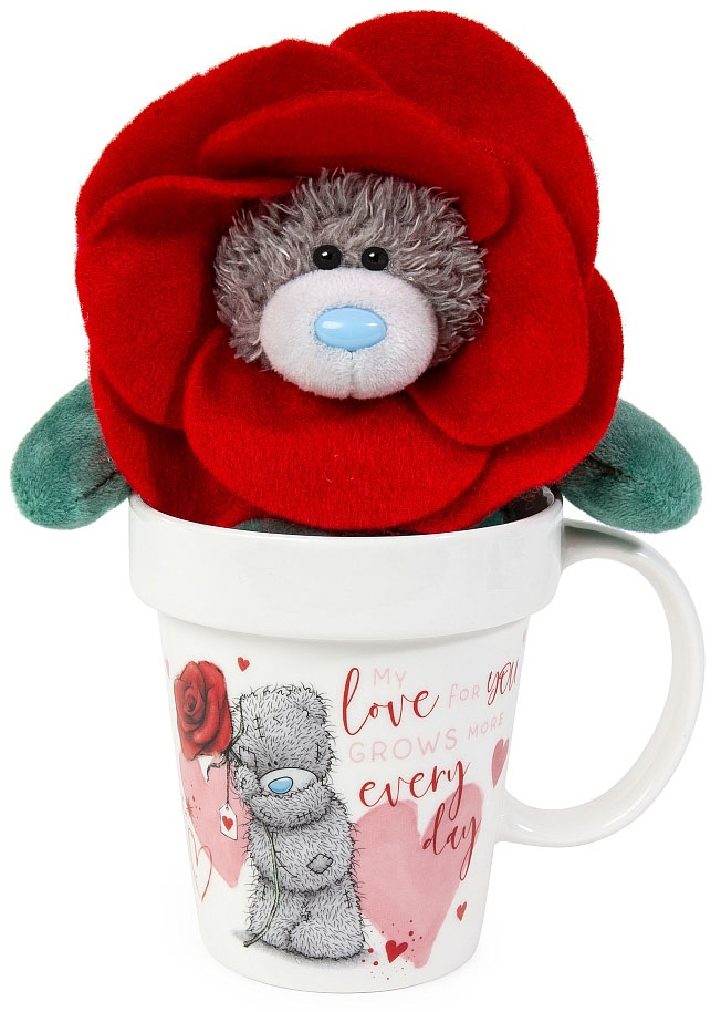 Kärleksmugg med nalle från Me to you (Miranda nalle) säljs på Nalleriet.se