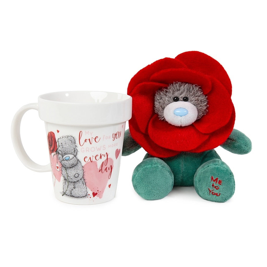 Kärleksmugg med nalle från Me to you (Miranda nalle) säljs på Nalleriet.se