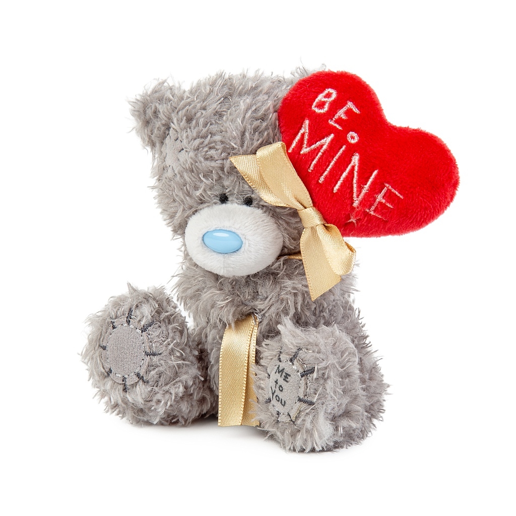 Nalle 10cm med rött hjärta Be Mine, Me to you (Miranda nalle) säljs på Nalleriet.se