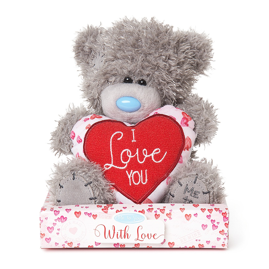 Nalle I Love You på hjärta, 15cm - Me To You