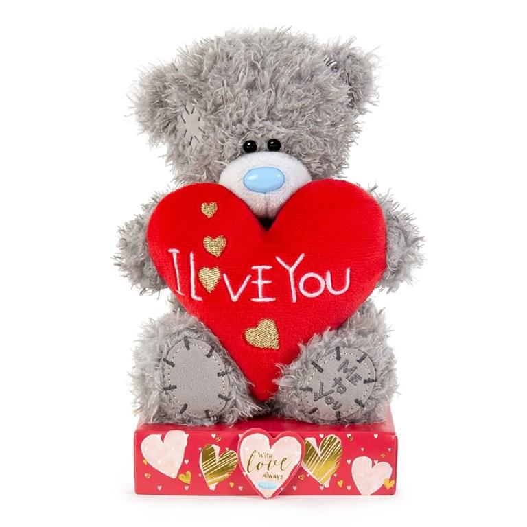 Nalle med rött hjärta I Love You, 15cm från Me to you (Miranda nalle) säljs på Nalleriet.se