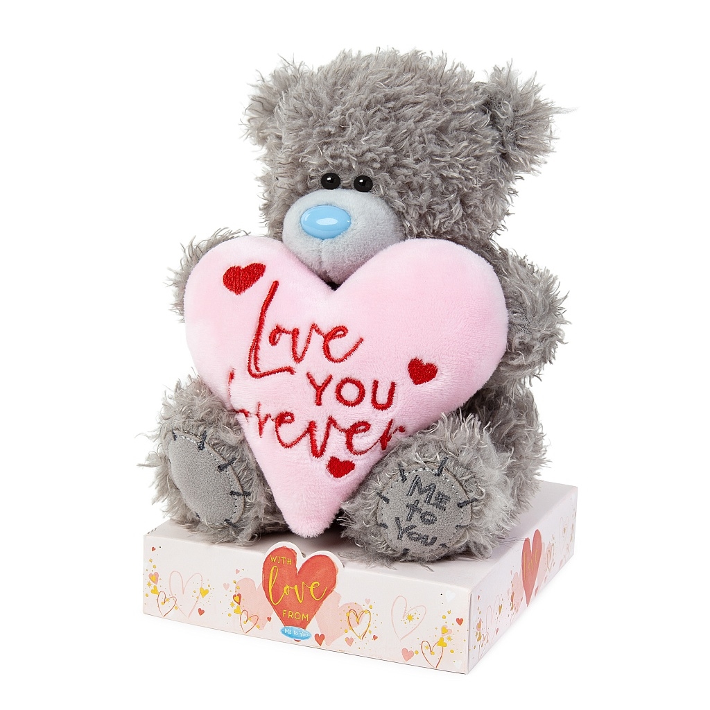 Nalle med rosa hjärta Love you forever,15cm från Me to you (Miranda nalle) säljs på Nalleriet.se