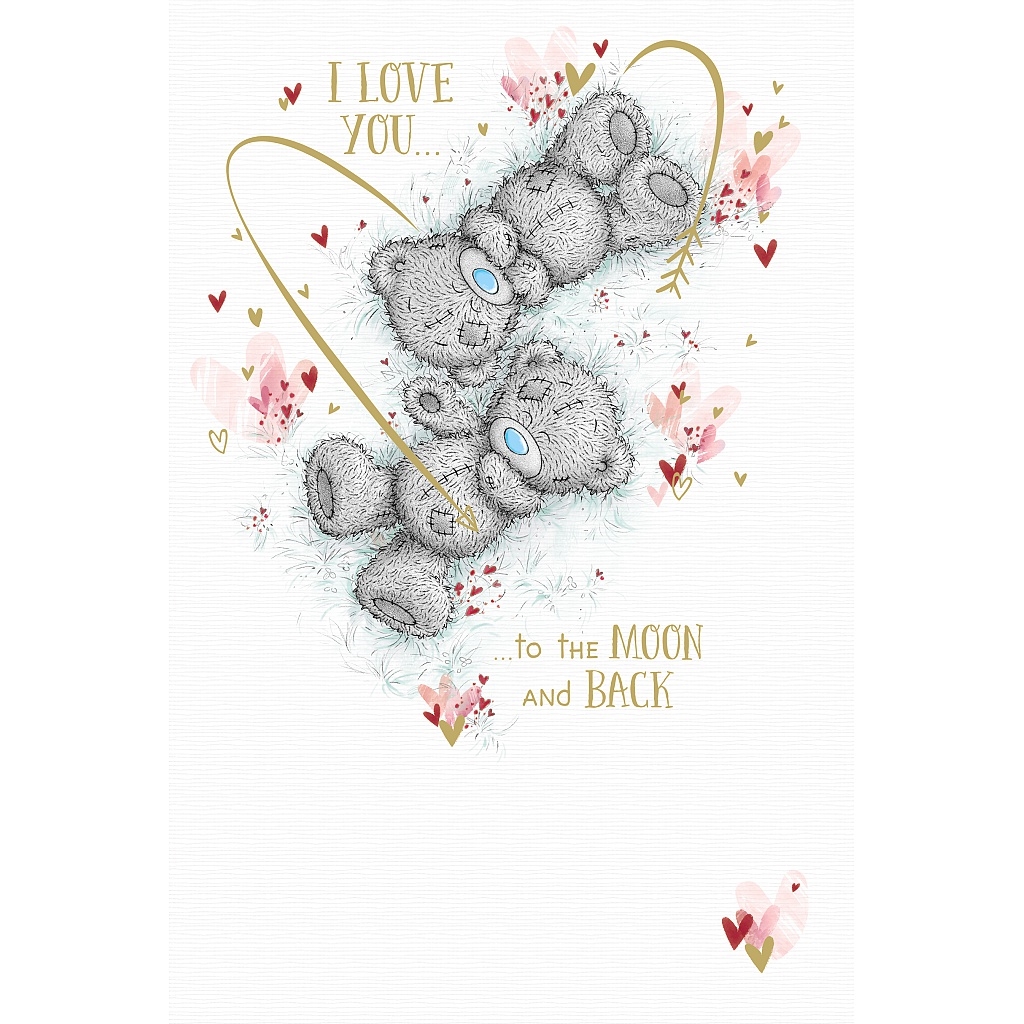 Kort Love you to the moon and back - Me To You
