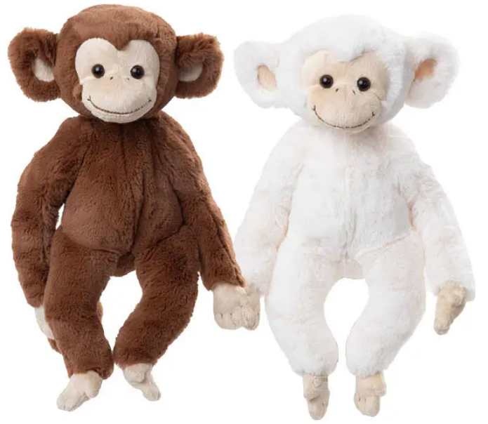 Aporna Cute Bernard & Denis, 40cm från Bukowski Design säljs på Nalleriet.se