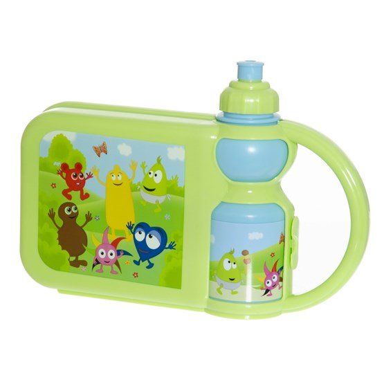 Babblarna Lunchbox med flaska från Teddykompaniet säljs på Nalleriet.se