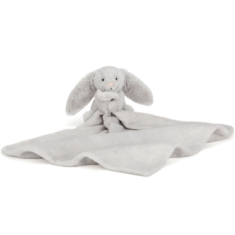 Bashful Bunny snuttefilt, grå, från Jellycat