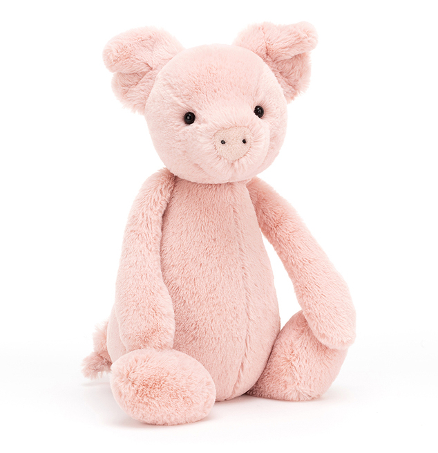 Bashful Gris, 31cm frn Jellycat