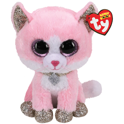 Beanie Boos Fiona (rosa katt) TY Gosedjur | Nalleriet.se