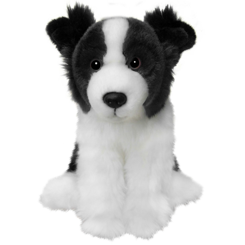 Border Collie, svart/vit, från Faithful Friends mjukisdjur säljs på Nalleriet.se