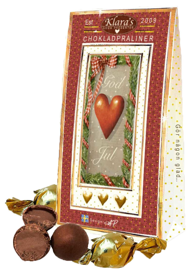 God Jul chokladpraliner, Hjärtanmotiv