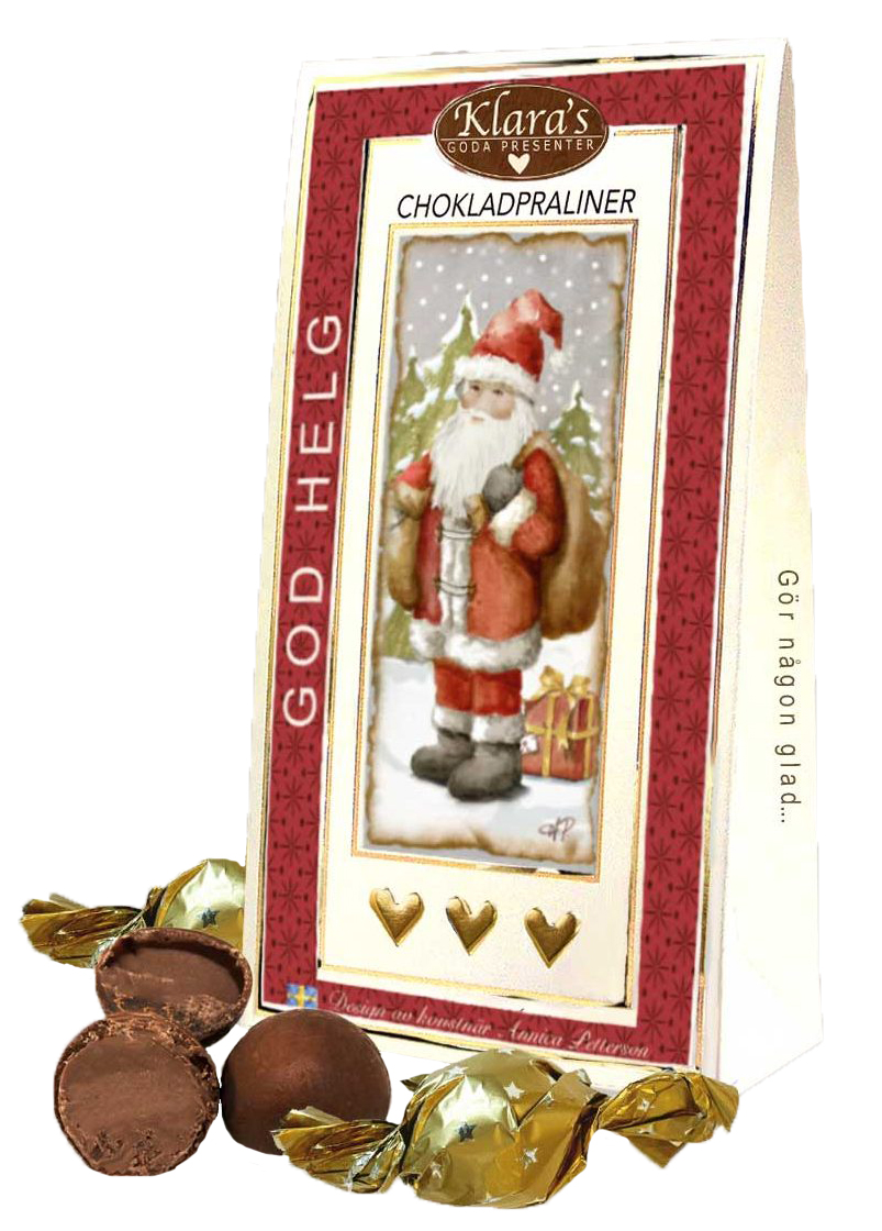 God Jul chokladpraliner, Tomtemotiv