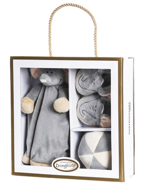 Diinglisar Presentset Elefant från Teddykompaniet
