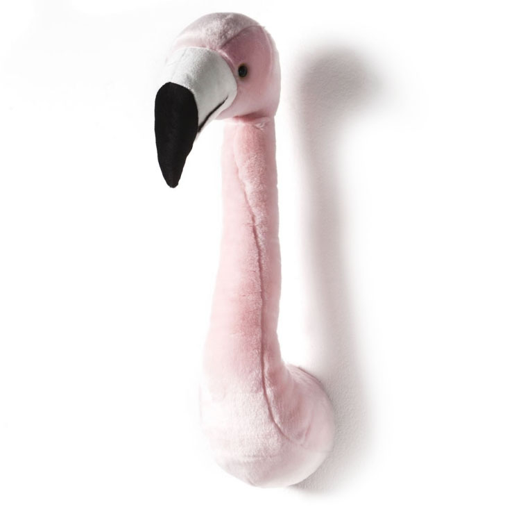 Flamingohuvud - En cool vggprydnad frn Brigbys