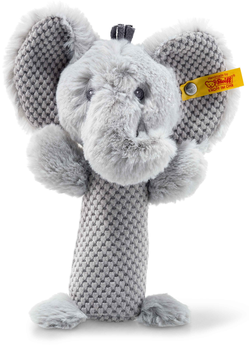 Ellie Elefant skallra, Soft Cuddly Friends från Steiff säljs på Nalleriet.se