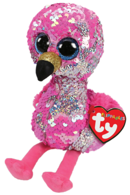 Flippables Pinky (Flamingo) - TY Gosedjur | Nalleriet.se