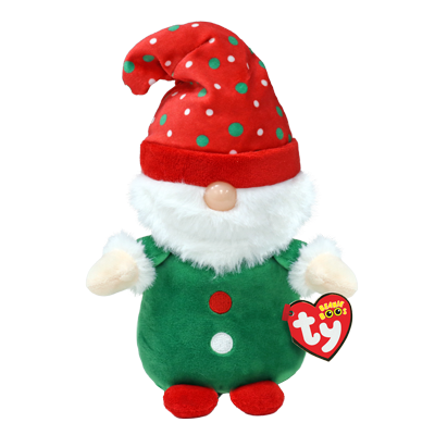 Beanie Boos Gnolan Gnome (grön) TY Gosedjur | Nalleriet.se