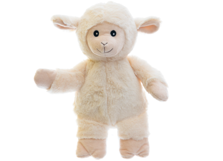 Värmenalle Fåret Freja (tvättbar) från Habibi Plush (micronalle) säljs på Nalleriet.se