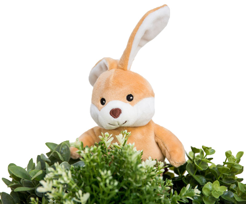 Värmenalle Mini Kaninen Katinka från Habibi Plush (micronalle) säljs på Nalleriet.se