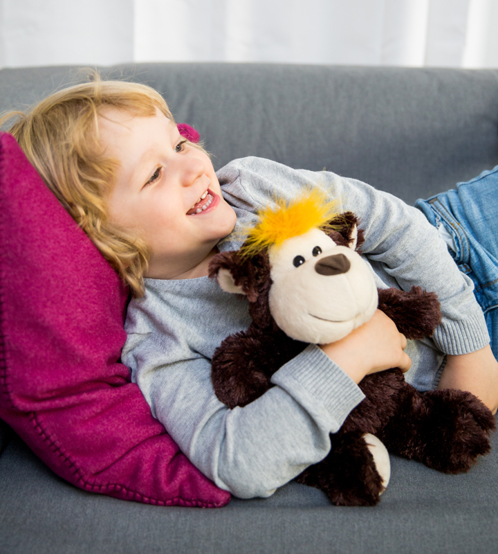 Värmenalle Schimpansen Sune från Habibi Plush (micronalle) säljs på Nalleriet.se
