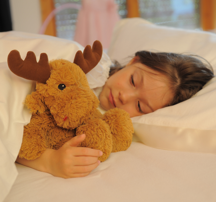 Värmenalle Älg från Habibi Plush (micronalle) säljs på Nalleriet.se