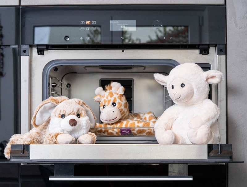 Värmenalle Kanin från Habibi Plush (micronalle) säljs på Nalleriet.se
