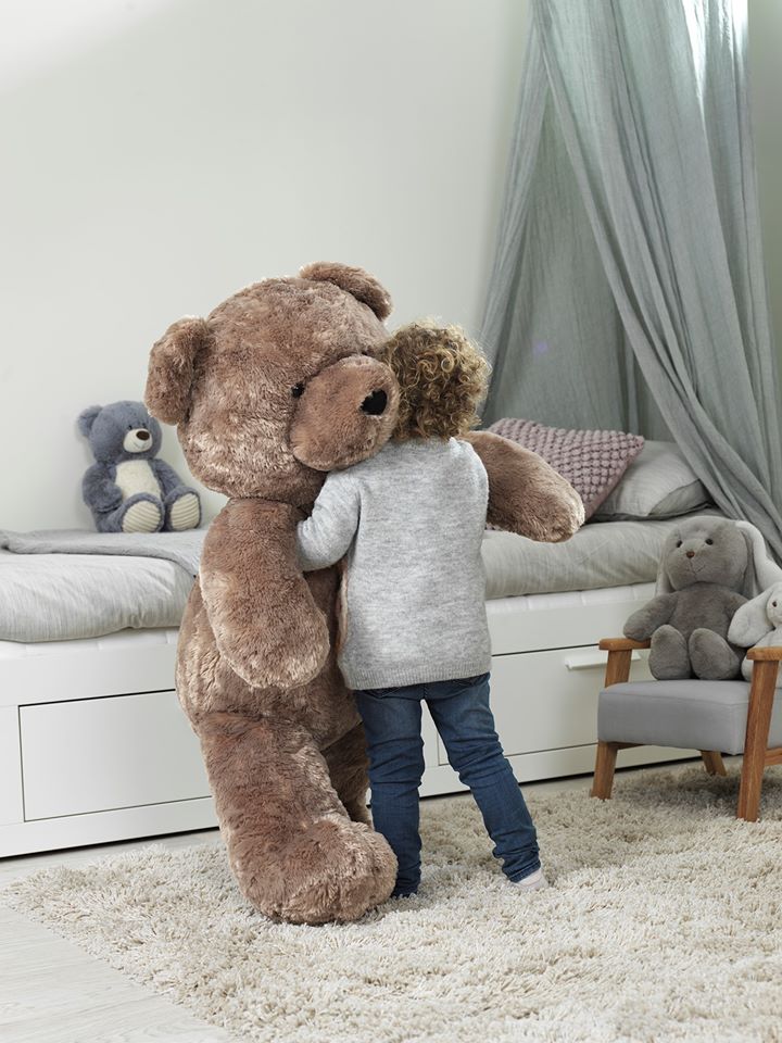 Nalle Helge, stor nalle, 120cm frn Teddykompaniet