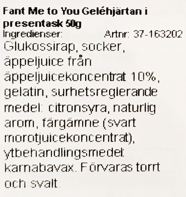 Geléhjärtan i hjärtask - Me To You