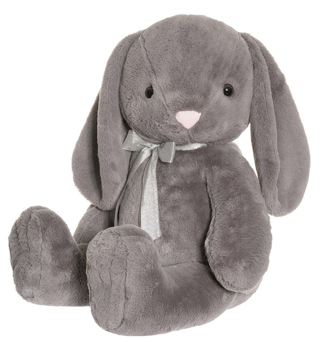 Kaninen Olivia, grå, 85cm från Teddykompaniet