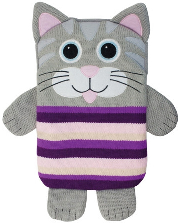 Värmenalle Stickad Katt (Micronalle) säljs på Nalleriet.se