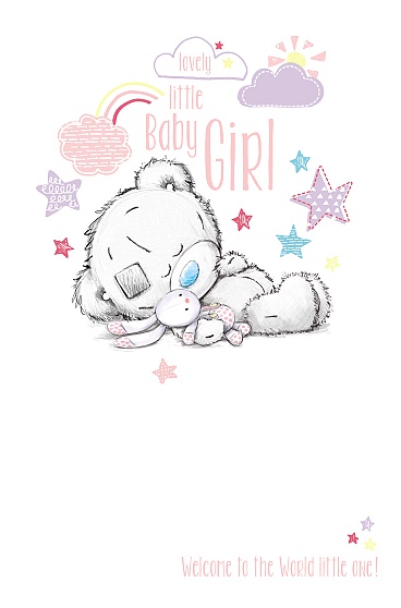 Kort, Lovely little Baby Girl - Me To You