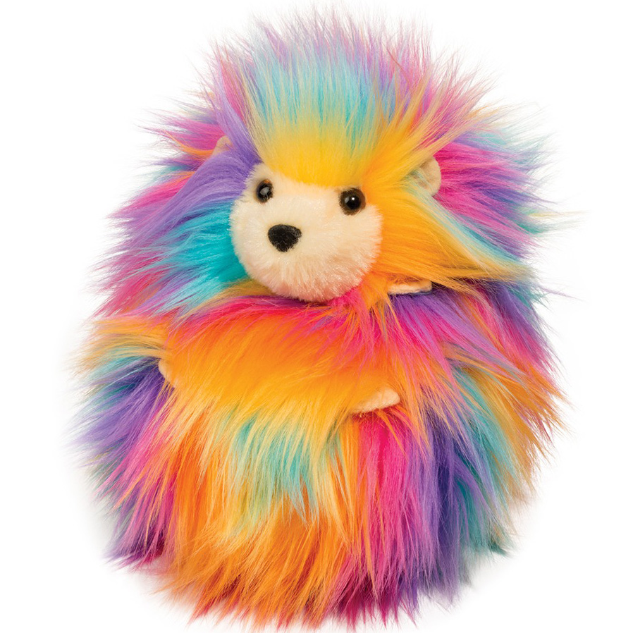 Rainbow Fuzzle Leon, Igelkott, från Douglas mjukisdjur säljs på Nalleriet.se
